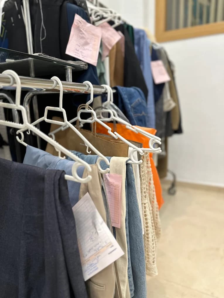 Interior del taller de costura en Madrid